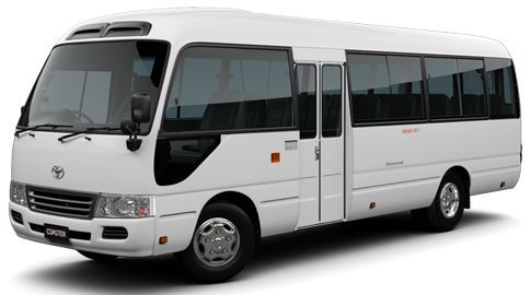 Toyota Coaster Bus Wild Tours Ghana