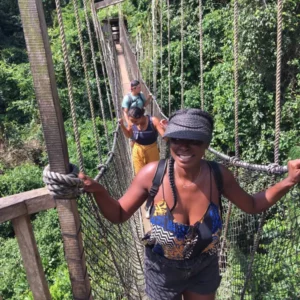 Tourists on the Canopy Walk